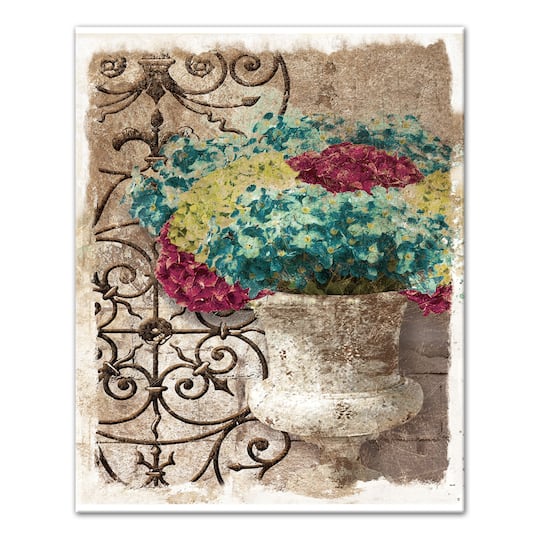 Hydrangea Iron Works 16" x 20" Canvas Wall Art